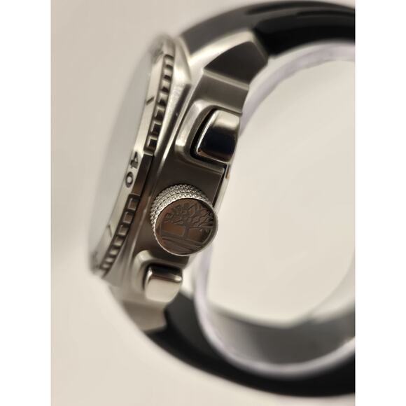 Timberland Kingsbridge QT7129501 Blue Quartz Chunky Dive Watch. NWOT. New Bat. - Picture 6 of 12